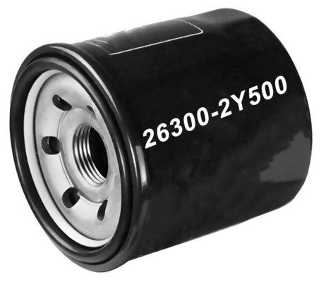 OE 26300-02501 Para Hyundai 26300 2Y500 Metal y filtro de papel Material filtro de aceite